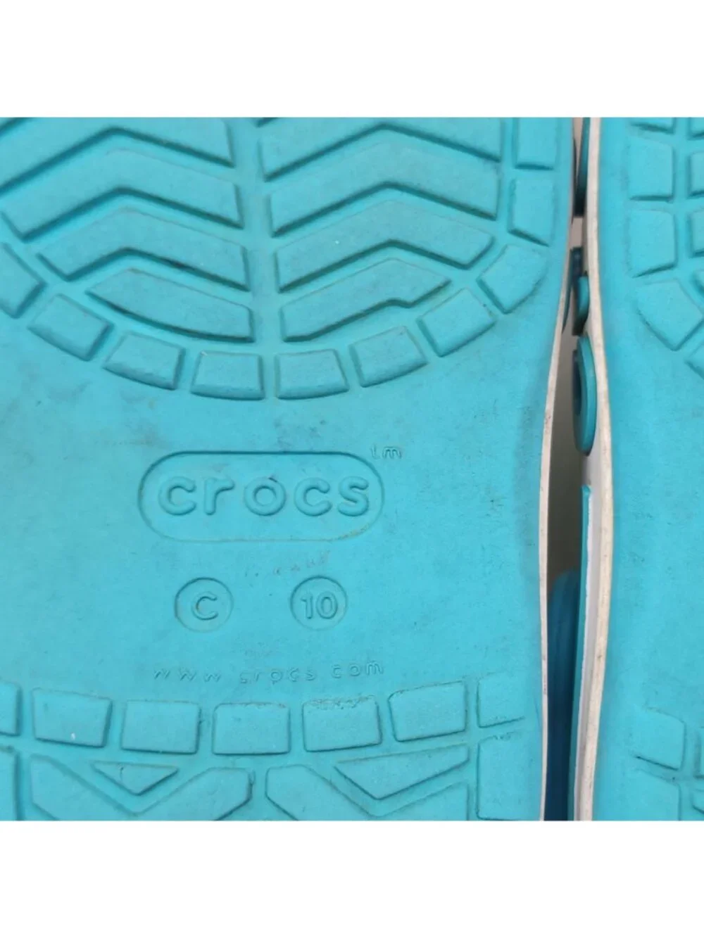 Crocs C10 Blue Slip-On Clogs With Adjustable Heel Strap For Kids Blue